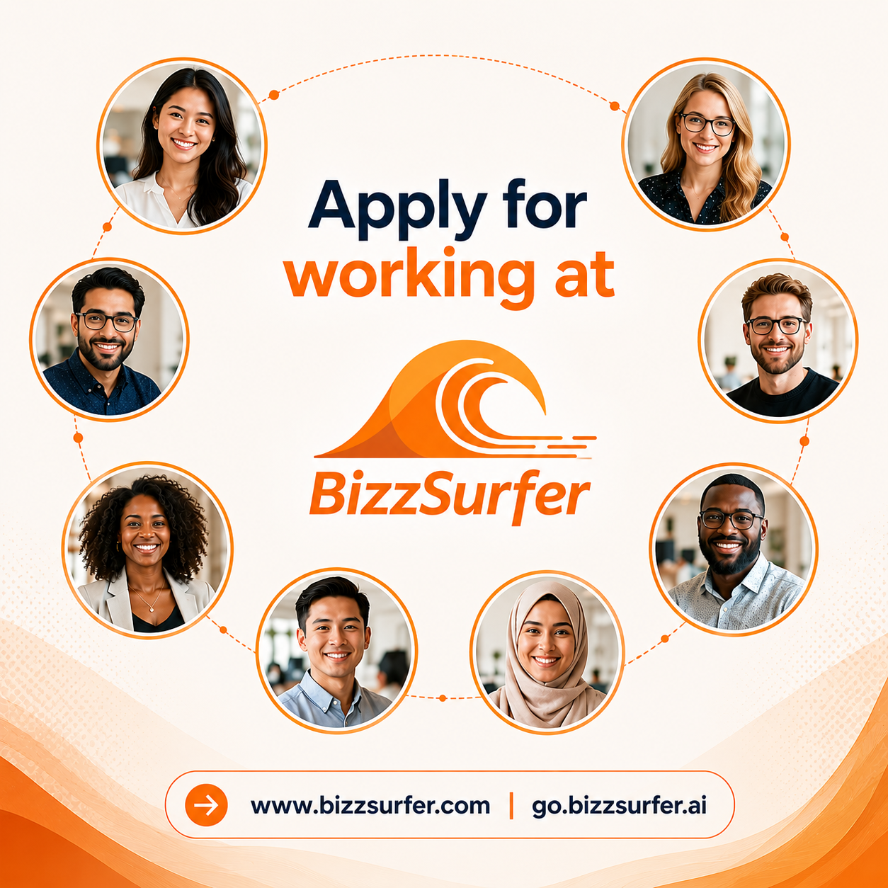 Apply for working at BizzSurfer — diverse team